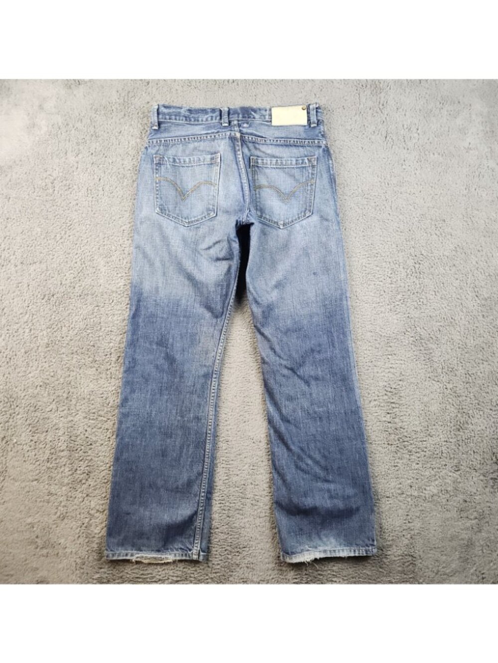 Levis Silvertab Jeans Mens 32x34 Blue Boot Wide Leg Baggy Y2K  '09 Skate Faded - Picture 2 of 12
